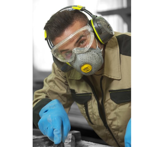 Многоразовая полумаска Delta Plus SPIDERMASK с клапаном FFP2, 5 шт. M1200SMW5