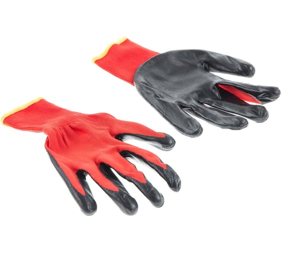 Нейлоновые перчатки с нитриловым покрытием HAMMER Flex 230-030 530082 1
