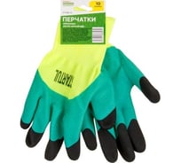 Перчатки STARTUL GARDEN нейлон, латексное рельефное покрытие, 10 размер ST7186-10