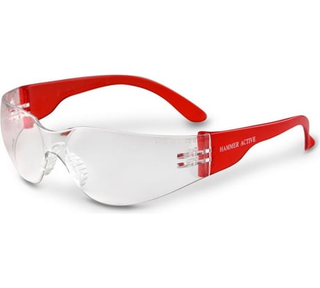 Очки открытые РОСОМЗ О15 HAMMER ACTIVЕ super бесцветные, с мягким носоупором 11530-5