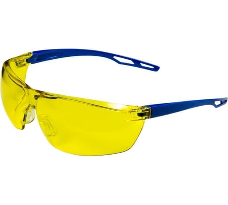 Очки открытые РОСОМЗ О28 Победит CONTRAST StrongGlass желтые 12857-5