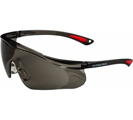 Очки открытые РОСОМЗ О55 HAMMER PROFI АЛМАЗ темно-серые 155527