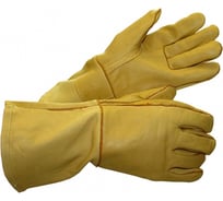 Краги Дока TIG кожа, желтый б/п АВ, кевлар RXWS6081,14