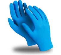 Перчатки Manipula Specialist ЭКСПЕРТ DG-022, нитрил 0.12 мм, неопудренные, цвет синий, р.8 Пер 633/8