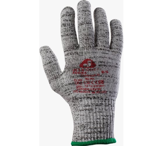 Перчатки из полиэтиленовой пряжи от порезов Jeta Safety Самурай 01, 5 класс, серые, JC051-С01/ХL, размер ХL JC051-С01-ХL