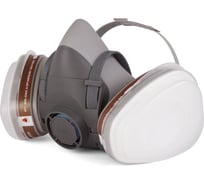 Полумаска многоразовая фильтрующая Jeta Safety из термопласта, размер S (малый), 5500P-S