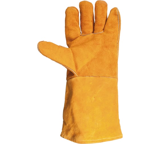 Защитные перчатки Jeta Safety, желтые, из коровьей кожи с хб подкладкой, размер XL, JWK45