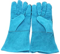 Спилковые краги Дока RX4006, зелёные, 14", ВС, RX4006.14 З