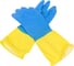 Перчатки хозяйственные Континентпак BiColor сине-желтые S (120) 135019 1