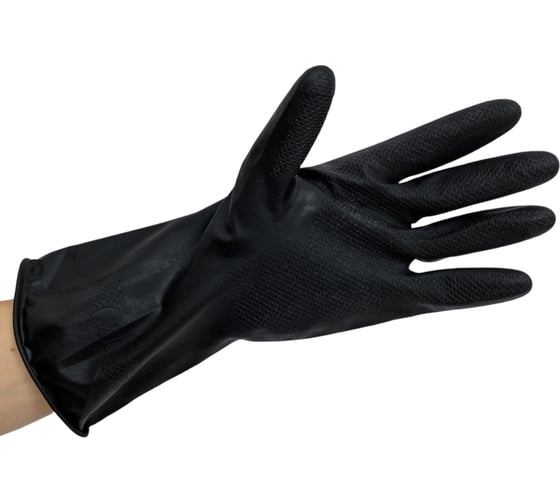 Перчатки хозяйственные Континентпак Japan Style черные XL 139752