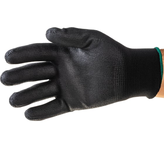 Перчатки SKRAB, нейлон с полиуретановым покрытием, 8/M BLACK 27681