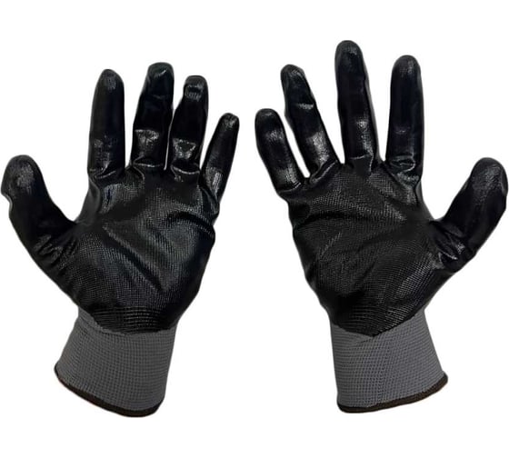Перчатки Scaffa Старт NY1350-G/BLK-7 от механических воздействий размер 7 00-01018557