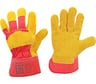 Перчатки спилковые Оберон желтые HBA-005