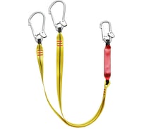 Двухплечевой строп Tech-Krep, лента, амортизатор, 1.5 м, 3 карабина, 144756