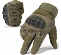 Перчатки трекинговые Следопыт TACTIC POWER с защитой суставов, зеленые, размер XXХL/250/ PF-TG-08