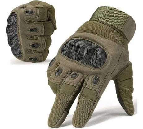 Перчатки трекинговые Следопыт TACTIC POWER с защитой суставов, зеленые, размер XXХL/250/ PF-TG-08