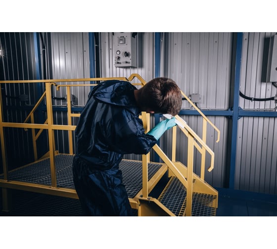 Нитриловые химически стойкие перчатки Jeta Safety размер 9/L JN711-L