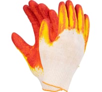 Хлопчатобумажные перчатки с двойным латексным обливом Fort 0010004278