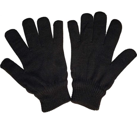 Двойные полушерстяные перчатки ПК Уралтекс, шерсть 30%, ПЗ-05