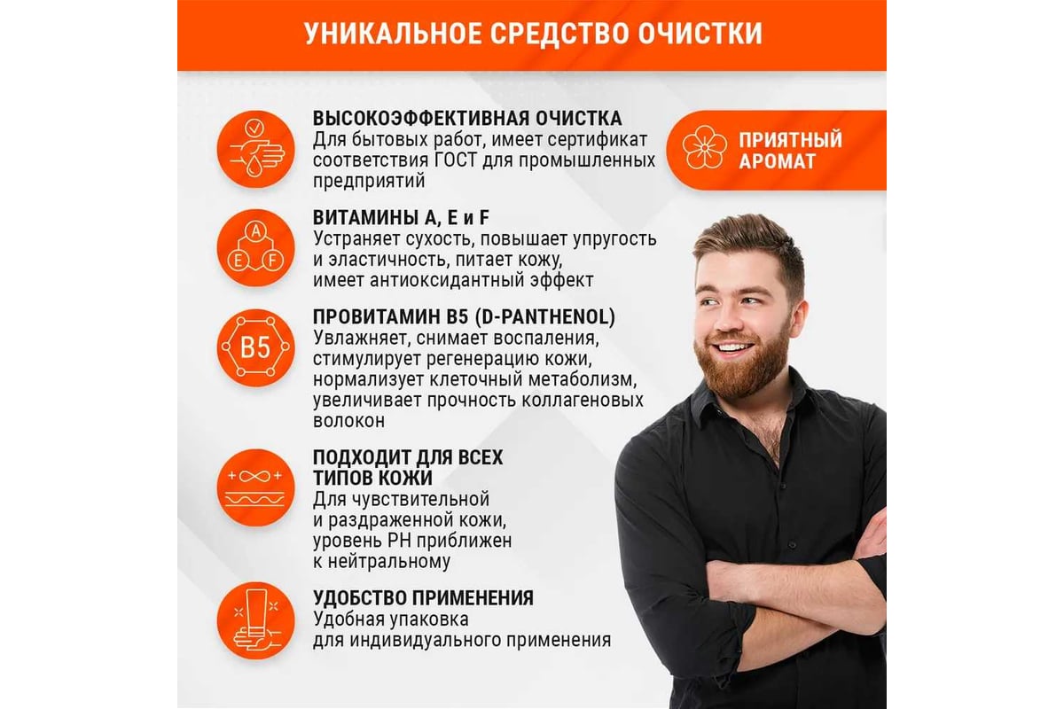 Паста для мытья сильнозагрязненных рук ЭЛЕН BIO CLEARING PREMIUM 200 мл ...