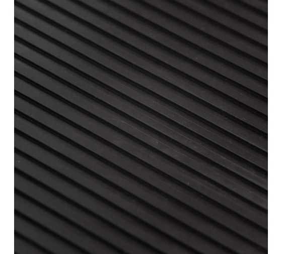 Коврик SUNSTEP резиновый, диэлектрический, 50x50 см, чёрный 31-001