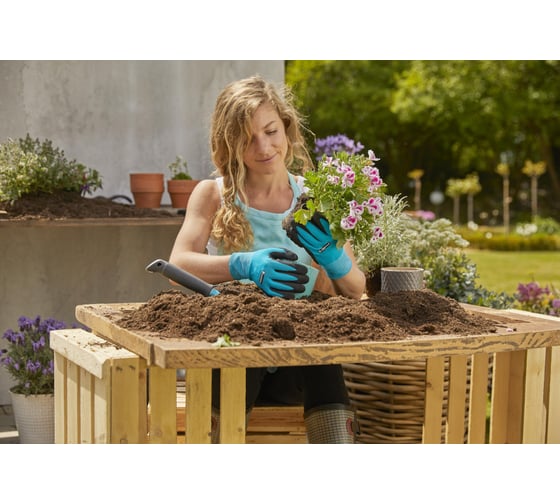 Садовые перчатки для работы с почвой Gardena, размер XL, 11513-20.000.00