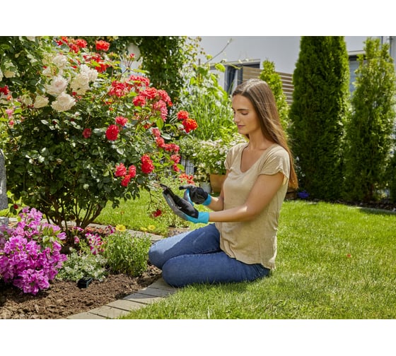 Садовые перчатки для работы с почвой Gardena, размер L, 11512-20.000.00