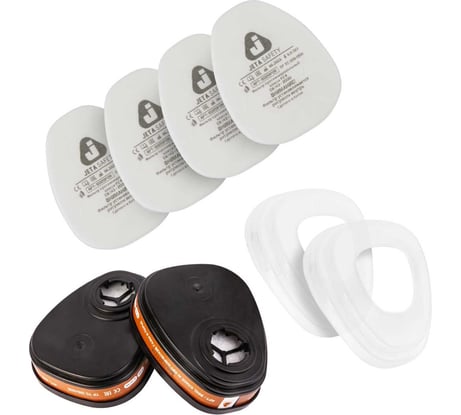 Фильтр Jeta Safety A1 6510 в комплекте (предфильтры + держатели) 6510K