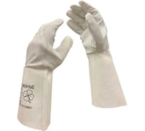 Краги для сварщика кожаные Master-Pro СВАРЩИК (АРГОН) спилковый раструб; размер 11 (XXL) 10 пар 9070-KSLA-11-10