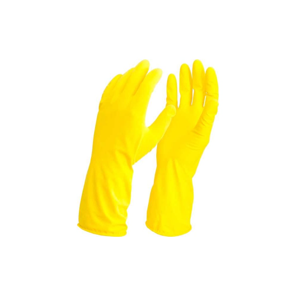 Перчатки хозяйственные Guppy прочный латекс, х/б напыление, размер XL ...