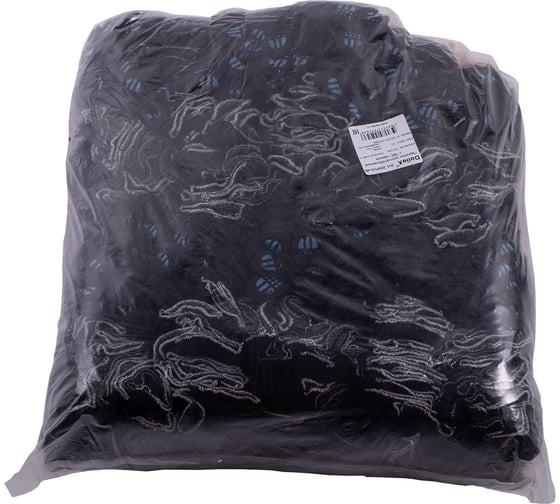 Хлопчатобумажные перчатки DolleX, с ПВХ, 4 нитки, 200 пар, черные, 200PVX-4B
