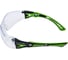 Открытые очки Bolle RUSH+, clear, зеленые дужки PLATINUM RUSHPPSIG 1