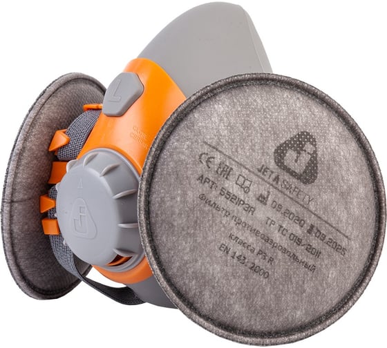 Фильтрующая полумаска из изолирующих материалов Jeta Safety 6500, размер M, 6500-M