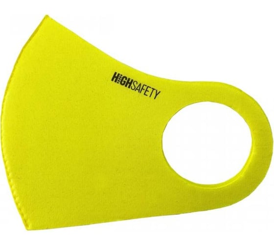 Многоразовая неопреновая защитная маска HIGH SAFETY, желтый, L/XL HS-M01-Y-LXL1