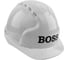 Каска белая с храповым механизмом FORT ЛОГОТИП BOSS 00501466263 1