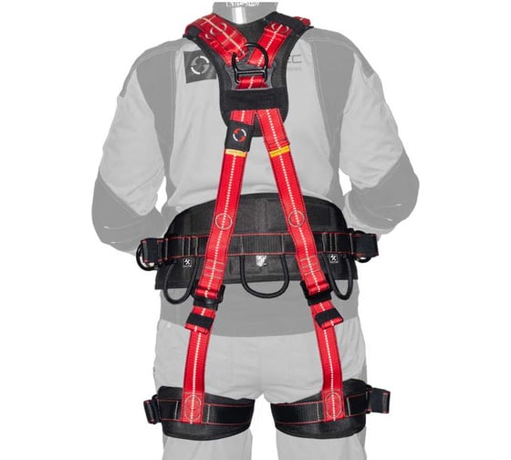 Привязь страховочная SAFE-TEC  SKYVER SKV103R (XXL) 1