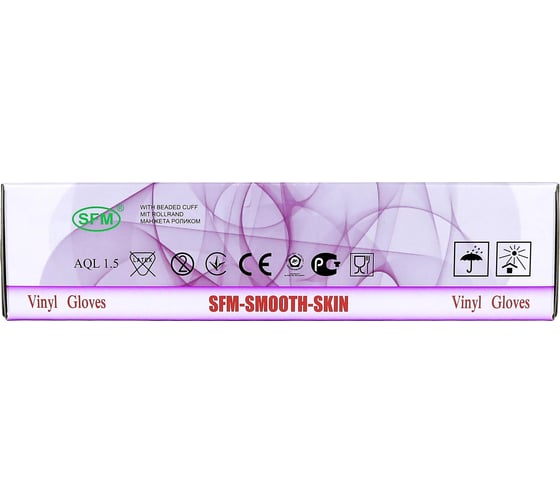 Перчатки виниловые SFM средние (M, 7-8) (Германия) 4036534637838