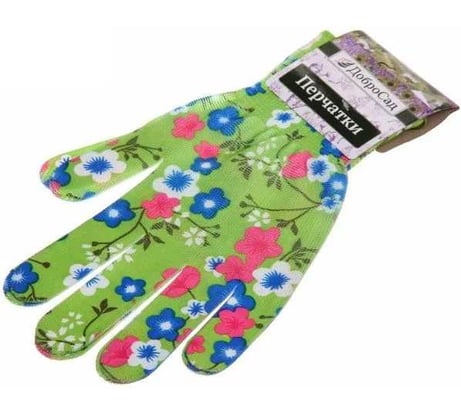 Перчатки нейлоновые Добросад "Лайт-Гламур", р.8 788-350