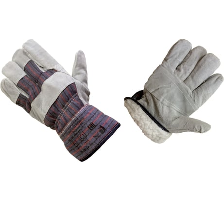 Спилковые перчатки Элит-Профи WINTER Ангара Plush E0101-P