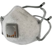 Респиратор с клапаном Jeta Safety 10 шт, с углем A с регулировкой, FFP2 R D, чашеобразный JM-7626