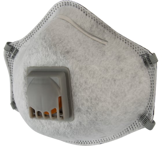 Респиратор с клапаном Jeta Safety 10 шт, с углем A с регулировкой, FFP2 R D, чашеобразный JM-7626