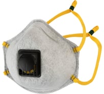Респиратор с клапаном Jeta Safety 10 шт, с углем A с регулировкой, FFP1 R D, чашеобразный JM-7616