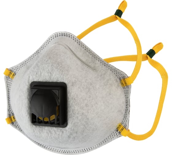 Респиратор с клапаном Jeta Safety 10 шт, с углем A с регулировкой, FFP1 R D, чашеобразный JM-7616 1