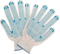 Перчатки хлопчатобумажные BlackWeld 3 нити с ПВХ покрытием 120611bw