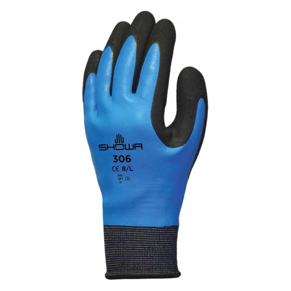 Защитные перчатки SHOWA Hold Durable 306 (Blue, L, Артикул: ) SHOWA306L ...