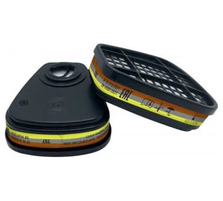 Сменный противогазовый фильтр РУСОКО 757 (А1В1Е1) (2шт) 51200