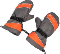 Рукавицы Следопыт FISHER мембрана 3к, серый/оранжевый, р-р XL/20/ PF-GL18