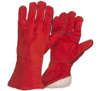 Спилковые краги ATLASWELD, пятипалые, искусственный мех, ATLGLOVES 049
