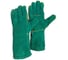Спилковые краги ATLASWELD, пятипалые, зеленые, ATLGLOVES GREEN 1