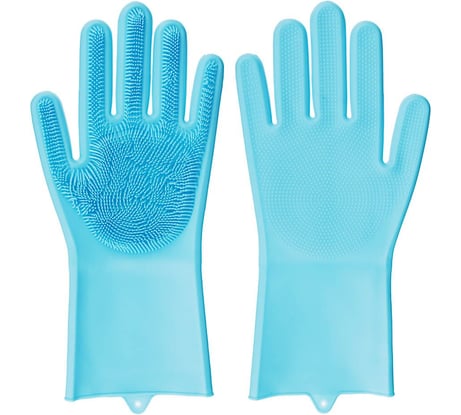 Перчатки для мытья посуды VETTA силикон, 5 цветов 447-043